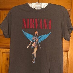 NIRVANA graphic band tee